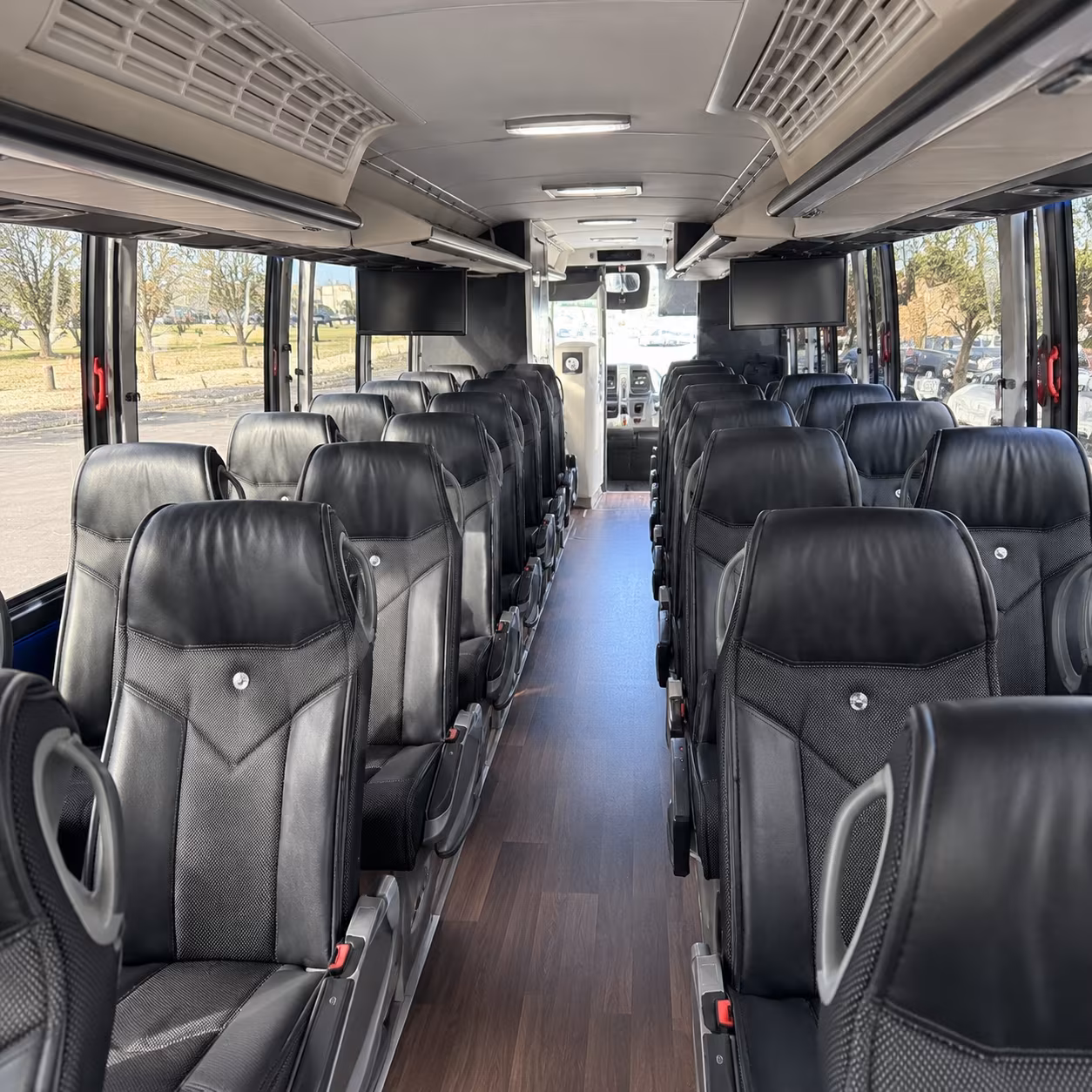 greeley charter bus interior